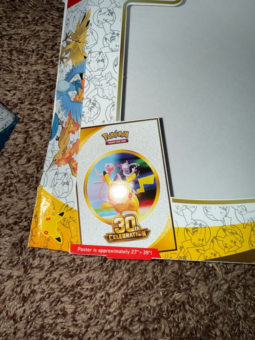 Pokemon 30th Celebration Poster 27 x 39